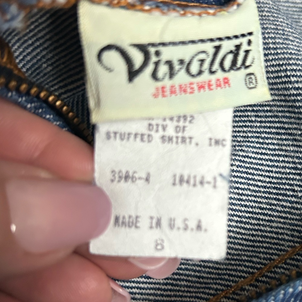 Vivaldi Vintage Midi Pencil Denim Skirt size 8 excellent condition - Picture 8 of 8